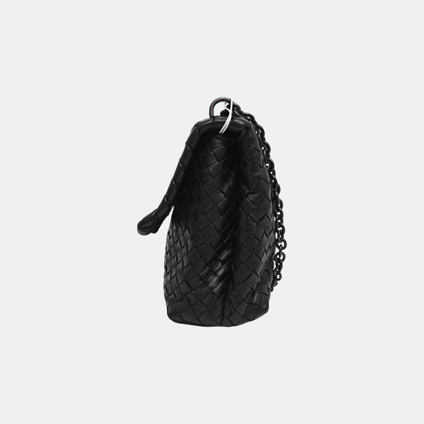 Lambskin Shoulder Bag Black