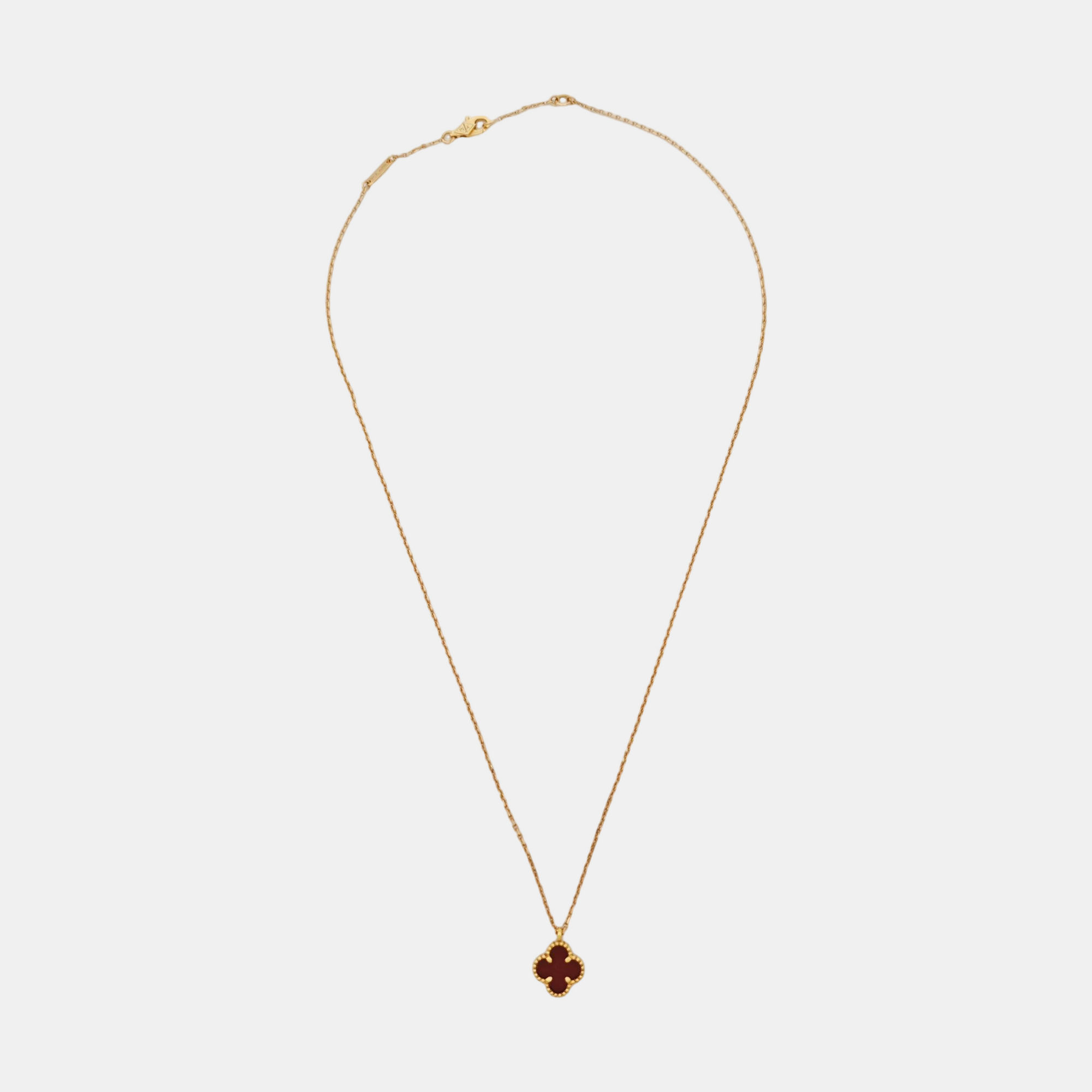 Sweet Alhambra 18k Rose Gold Necklace