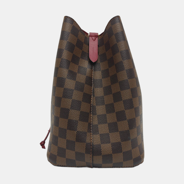 NÉONOÉ MM Damier Ebene Coated Canvas Brown