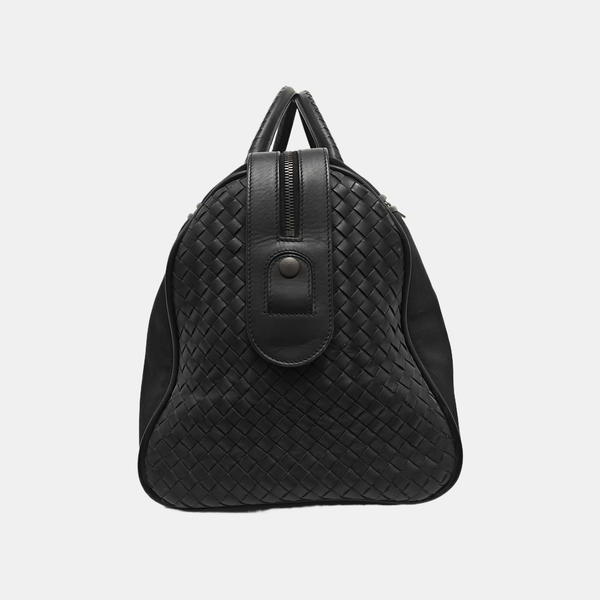 Fabric Top Handle Bag Black