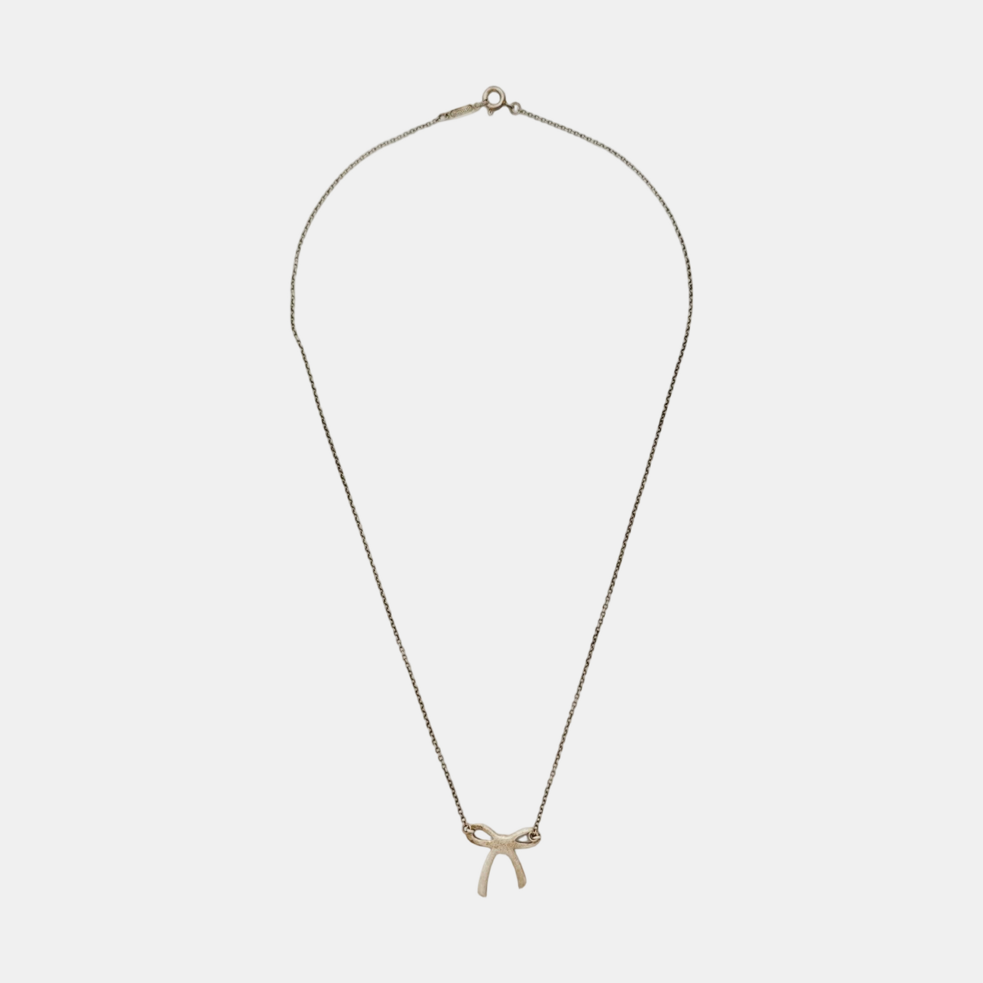 Tiffany Bow 925 Sterling Silver Necklace