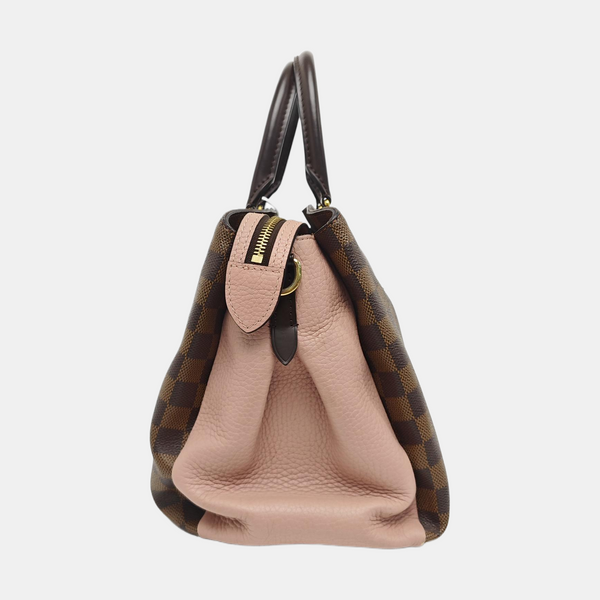 NORMANDY Damier Ebene Coated Canvas Brown