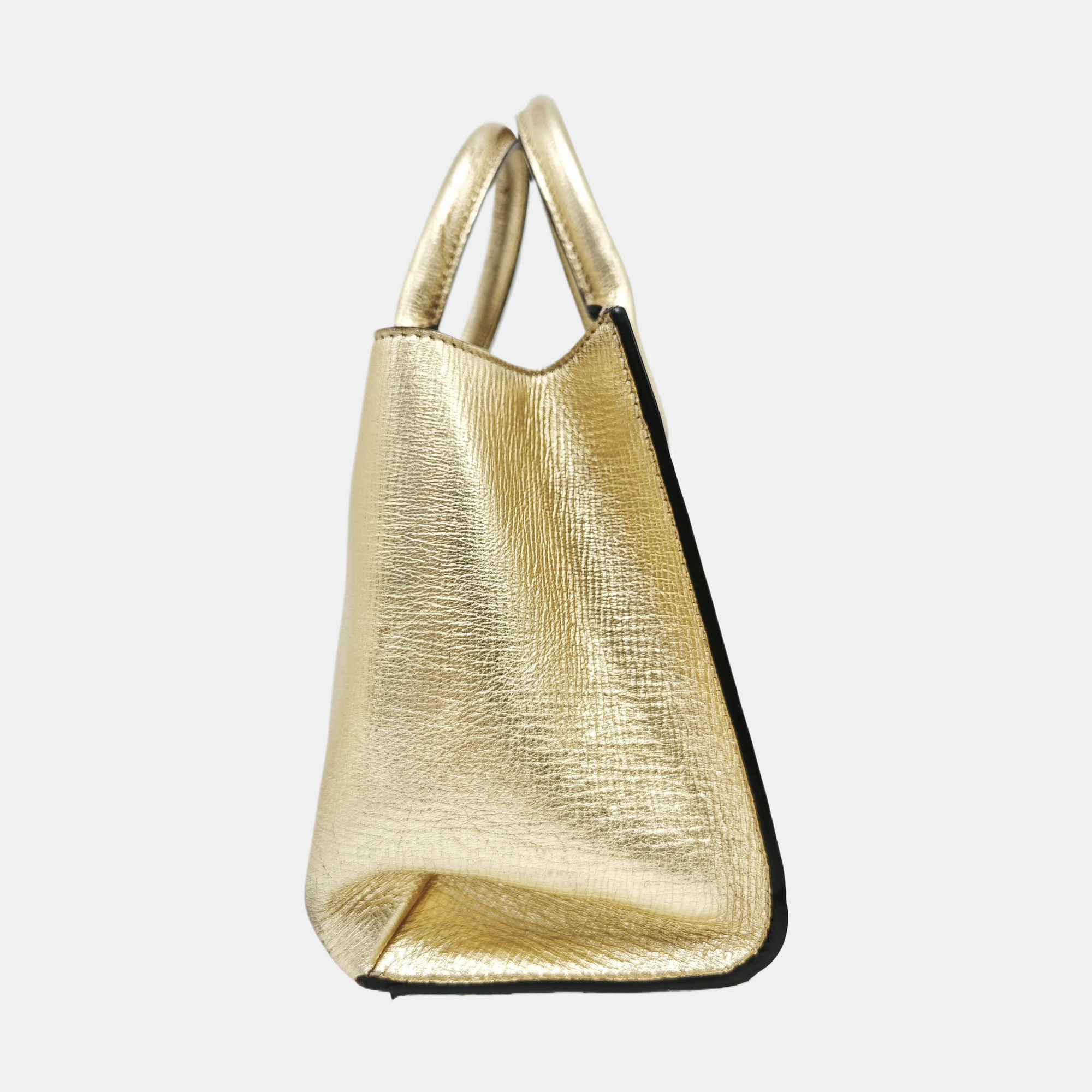 Ferragamo Studio Calfskin Gold