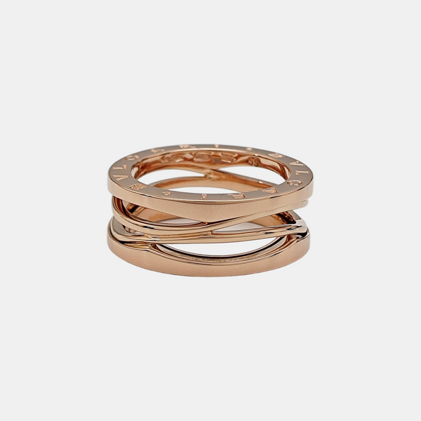 B.ZERO1 18k Rose Gold Ring EU 59