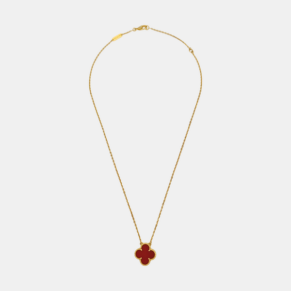 Vintage Alhambra 18k Gold Necklace