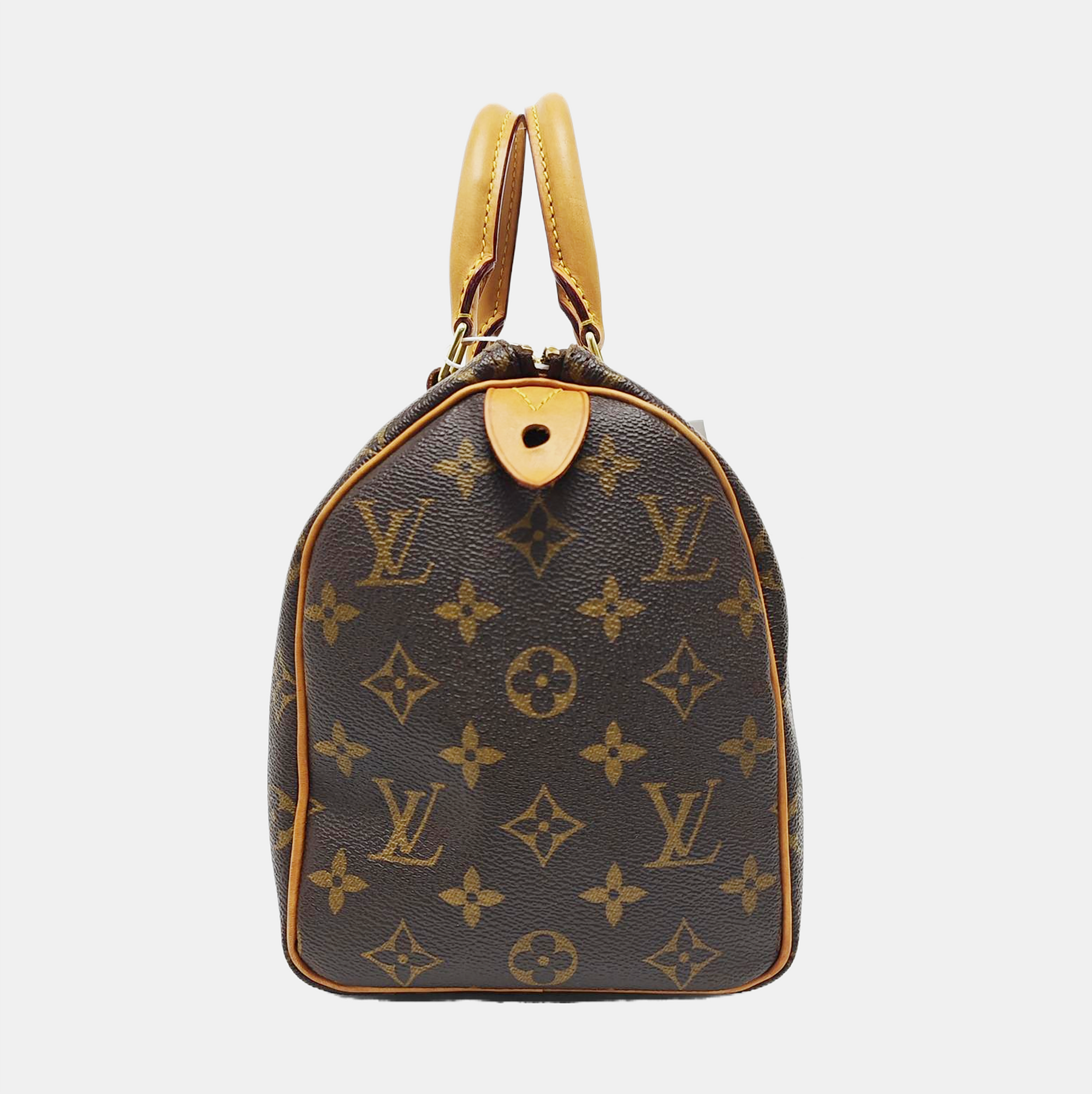SPEEDY 25 Monogram Coated Canvas Brown