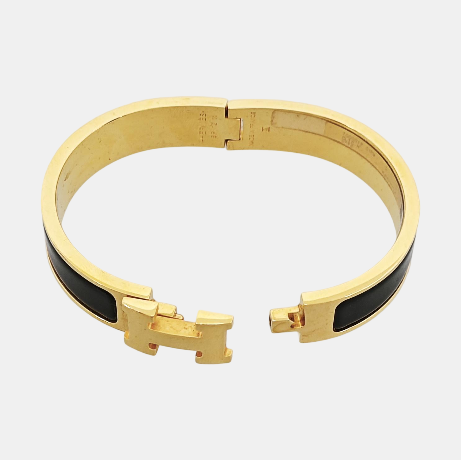 Clic H Metal Gold Bangle
