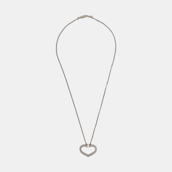 18k White Gold Silver Necklace