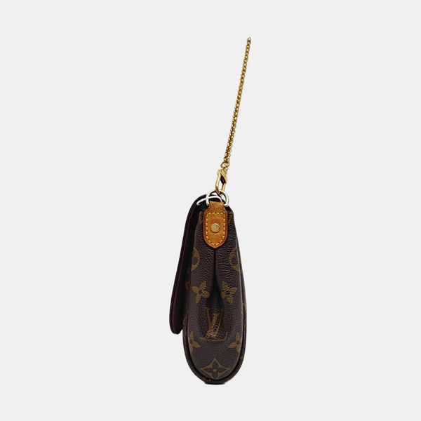FAVORITE PM Monogram Coated Canvas Brown