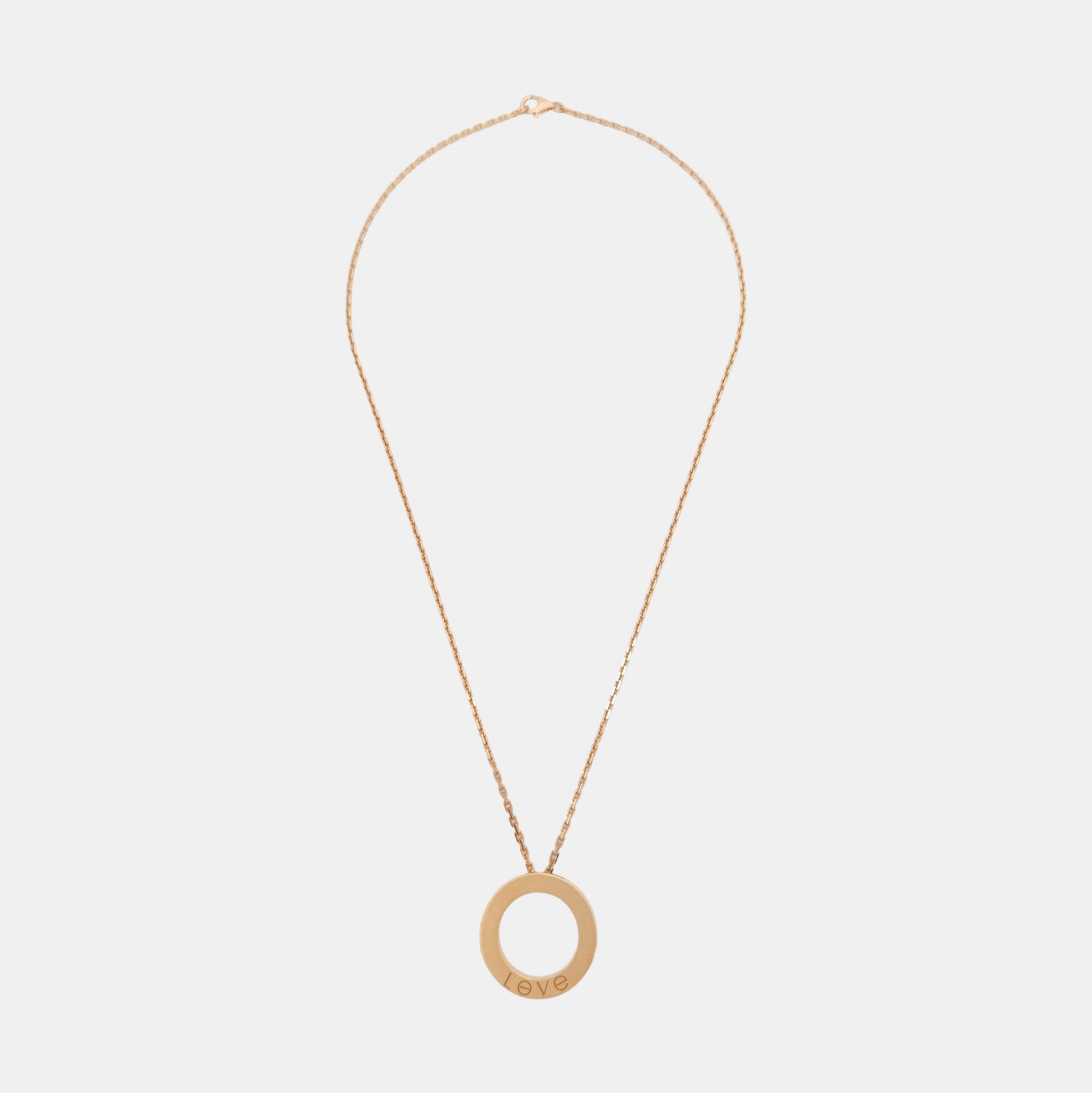 LOVE 18k Rose Gold Necklace