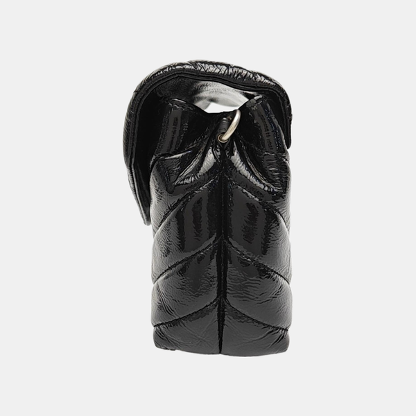 LOULOU Extra Small Chevron Calfskin Black
