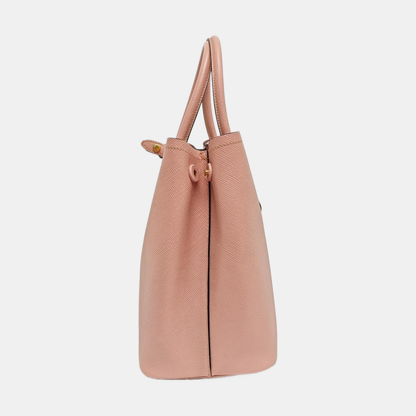 Double Large Saffiano Calfskin Pink