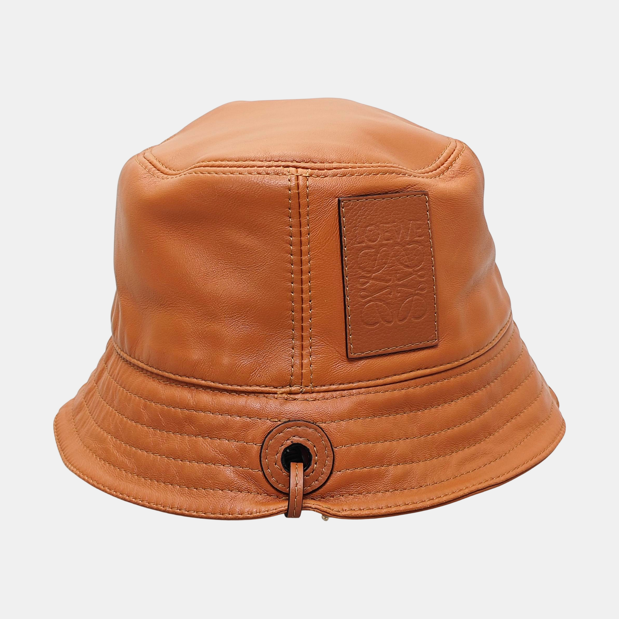 Leather Hat Brown