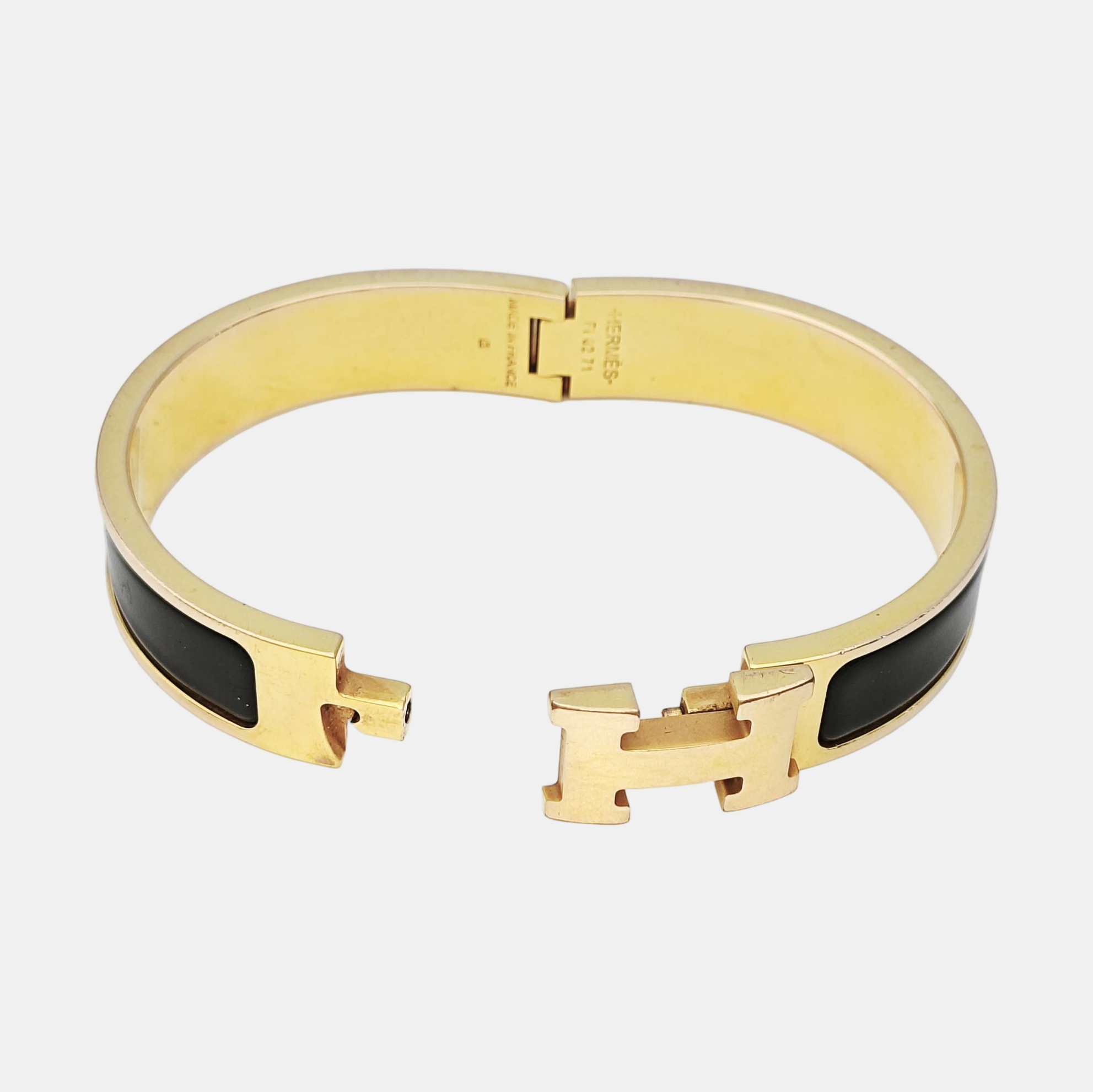 Clic H Metal Gold Bangle