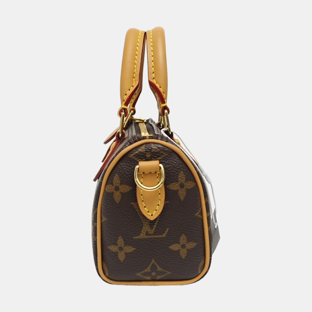 SPEEDY Nano Monogram Coated Canvas Brown