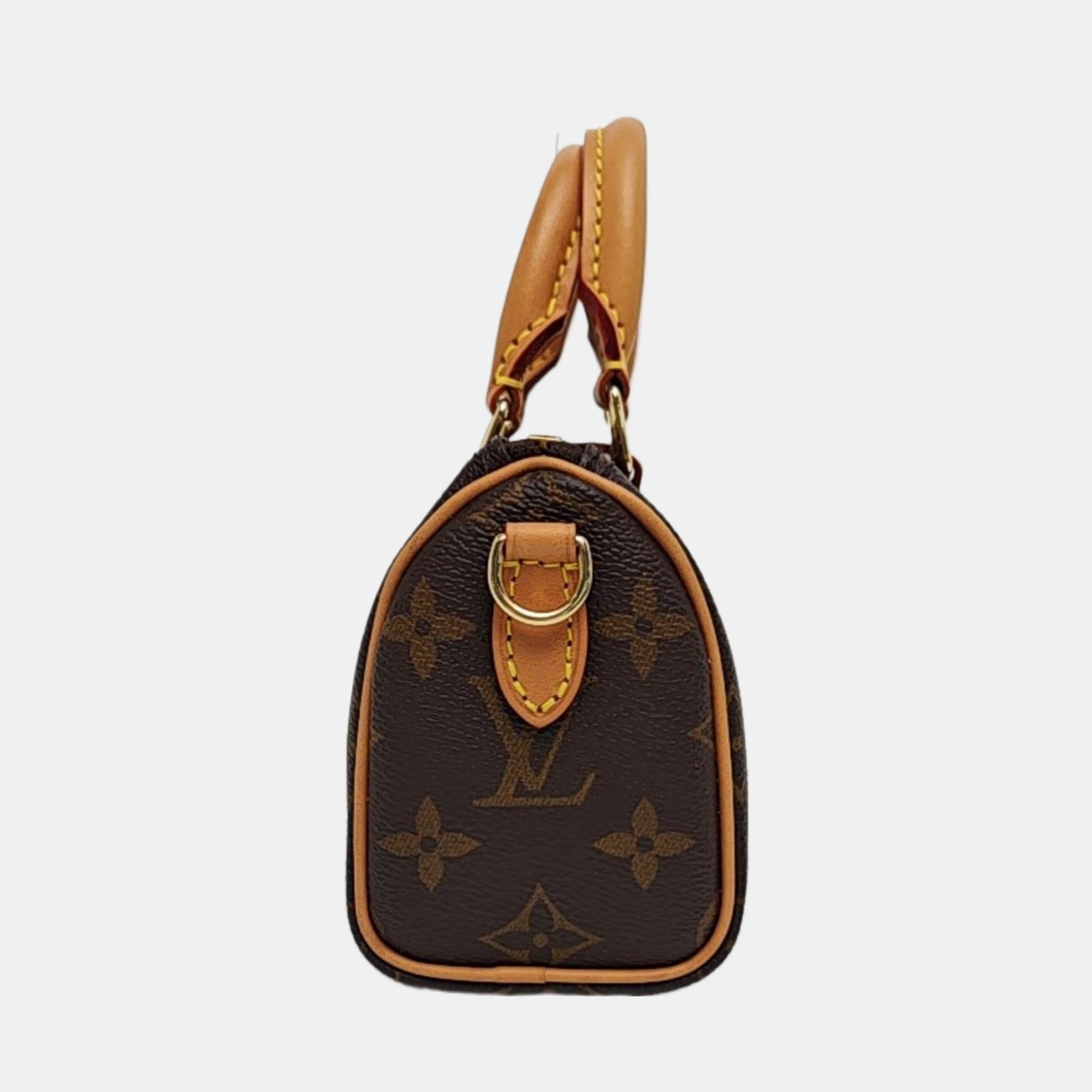 SPEEDY Nano Monogram Coated Canvas Brown