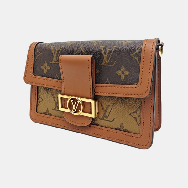 DAUPHINE Monogram Coated Canvas Brown