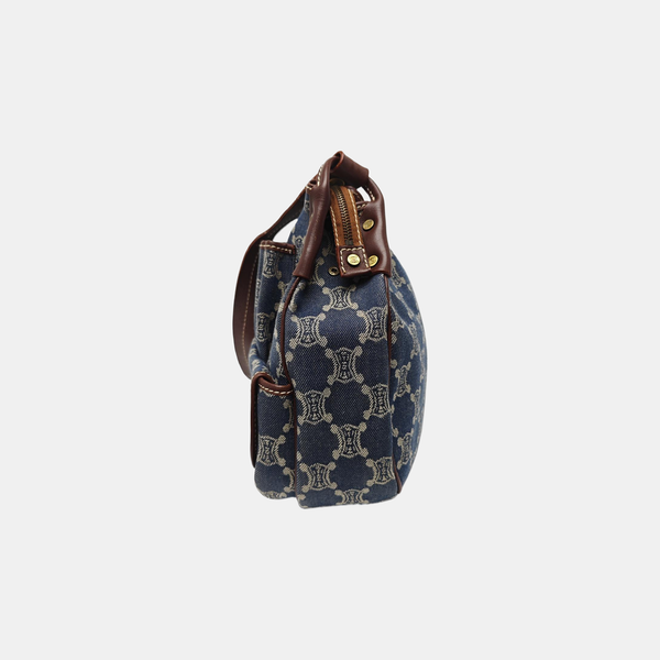 Canvas Shoulder Bag Blue