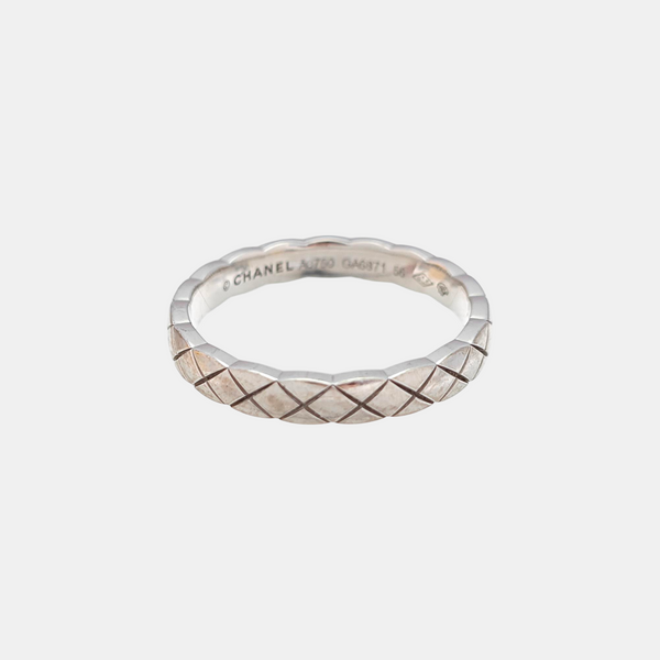 COCOCRUSH 18k White Gold Silver Ring EU 56
