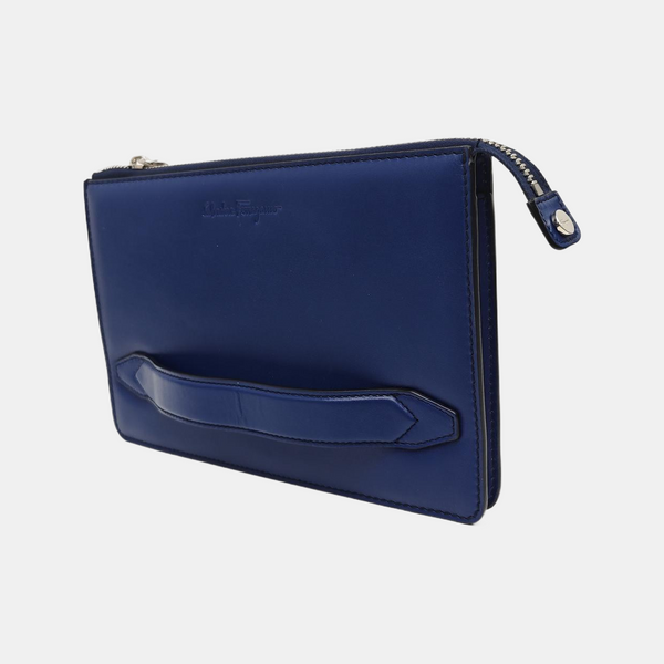 Calfskin Clutch Blue