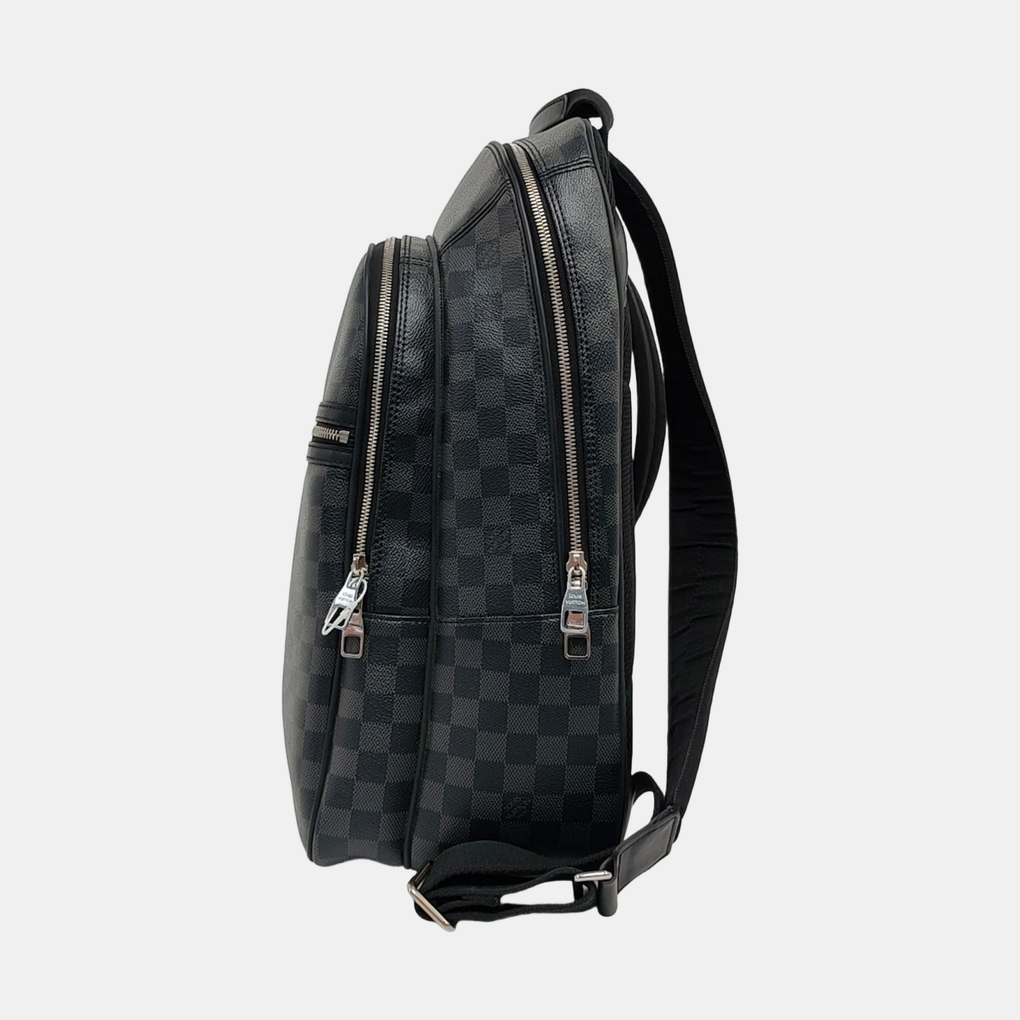 Damier Graphite Coated Canvas Backpack Black