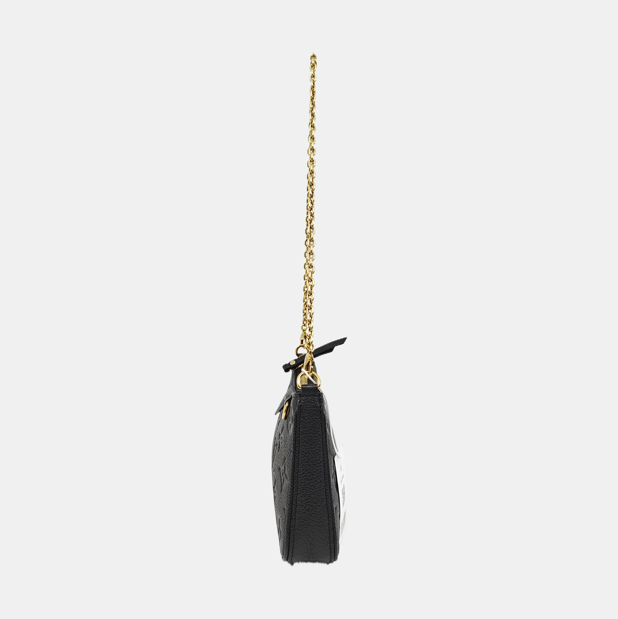 EASY POUCH ON STRAP Monogram Calfskin Black