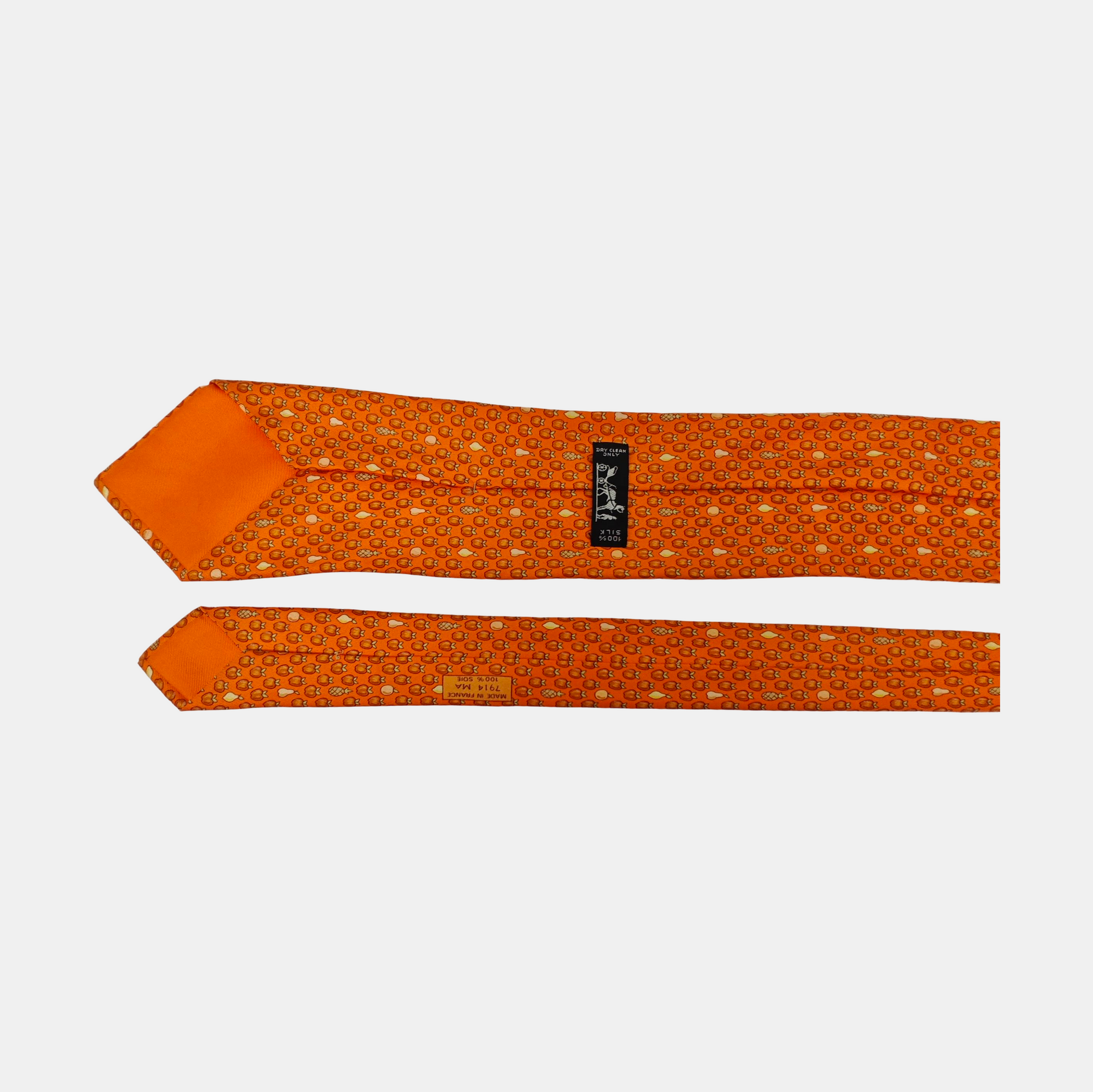 Mulberry Silk Tie Orange