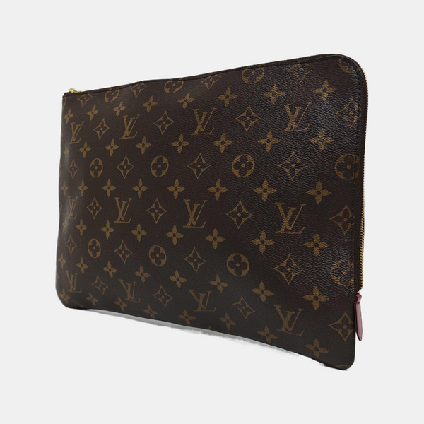 Etui Voyage MM Monogram Coated Canvas Brown