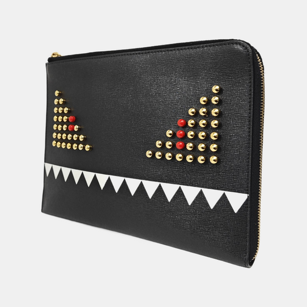 Calfskin Clutch Black