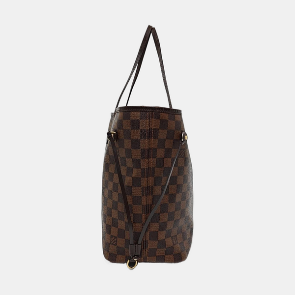 NEVERFULL MM Damier Ebene Coated Canvas Brown