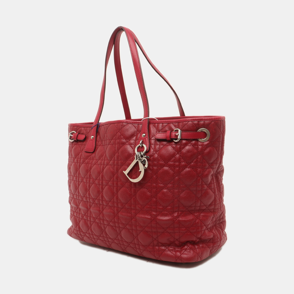 Panarea Cannage Coated Canvas Red