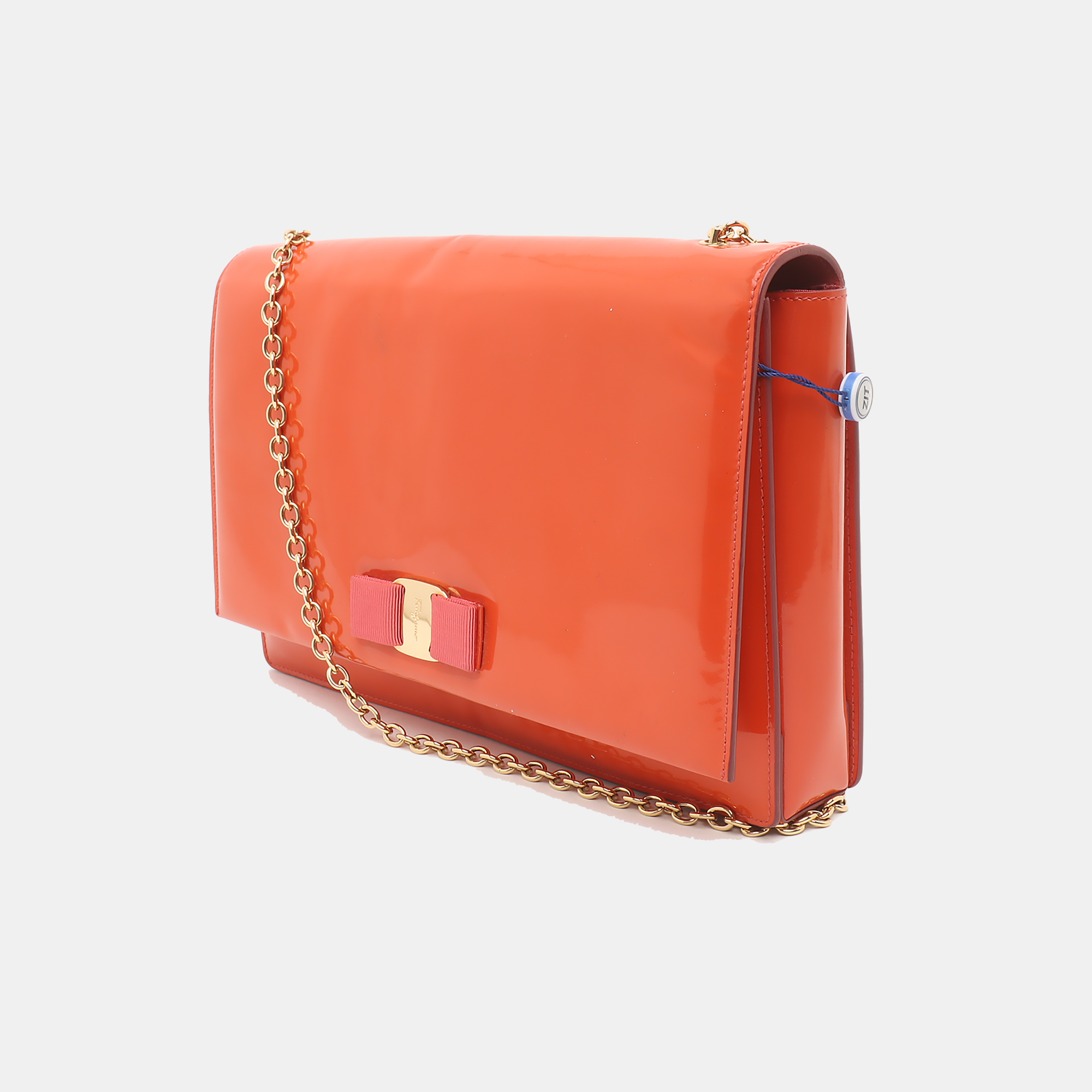 Ginny Patent Leather Orange