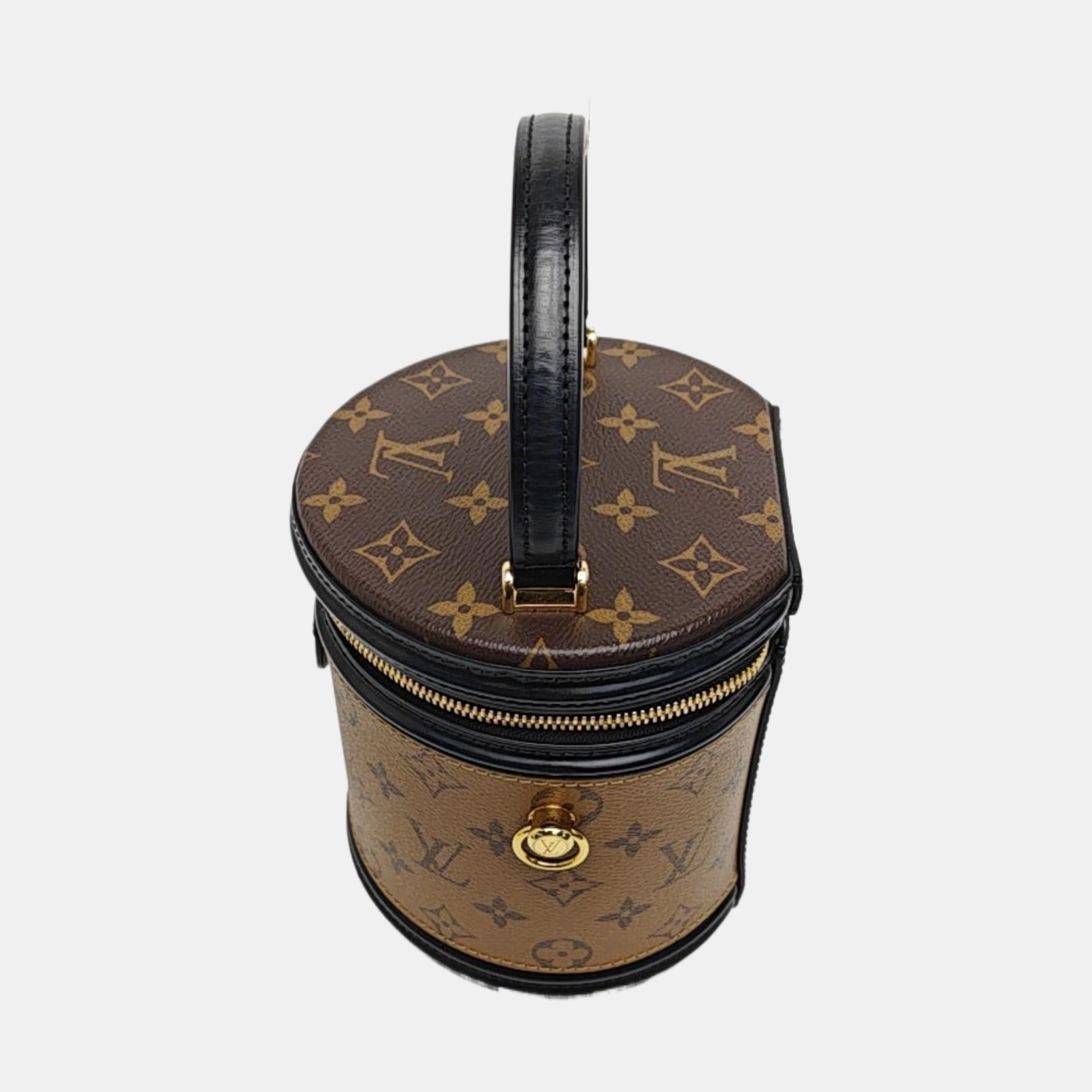 CANNES PM Monogram Coated Canvas Brown