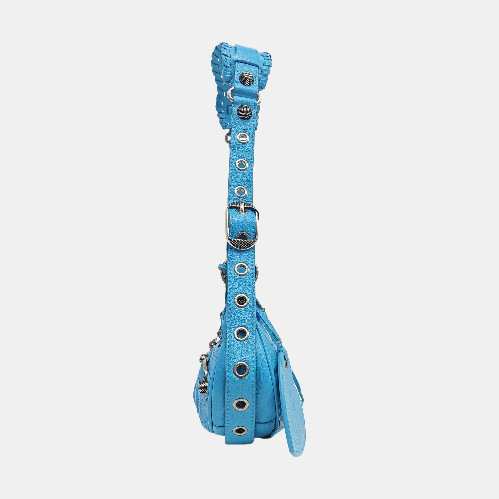 Le Cagole Mini Lambskin Blue