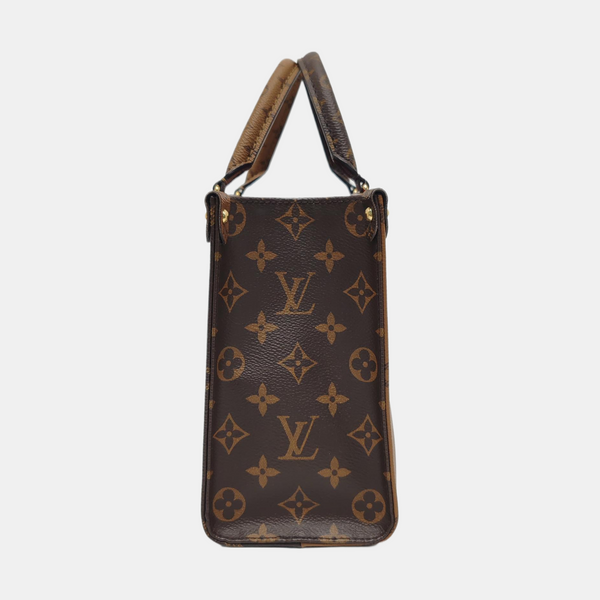 ONTHEGO PM Monogram Coated Canvas Brown