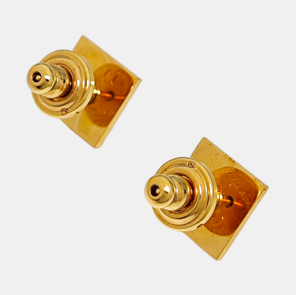 Metal Gold Stud Earrings