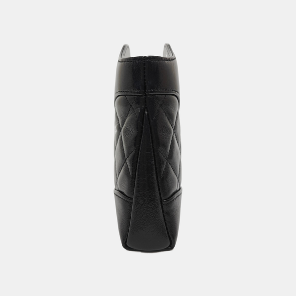 CHANEL 31 Quilted Waxed Cafskin Black