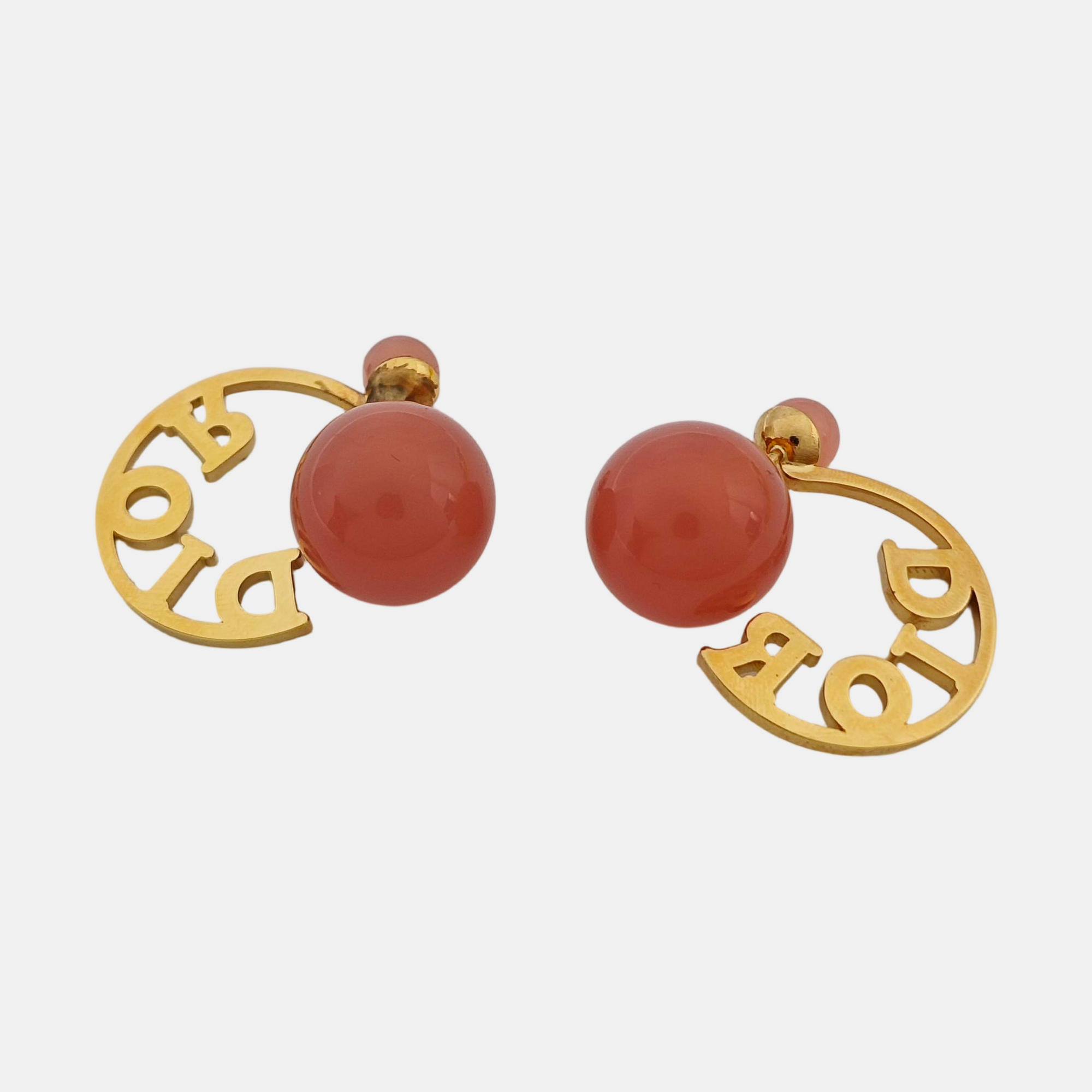 Metal Gold Stud Earrings