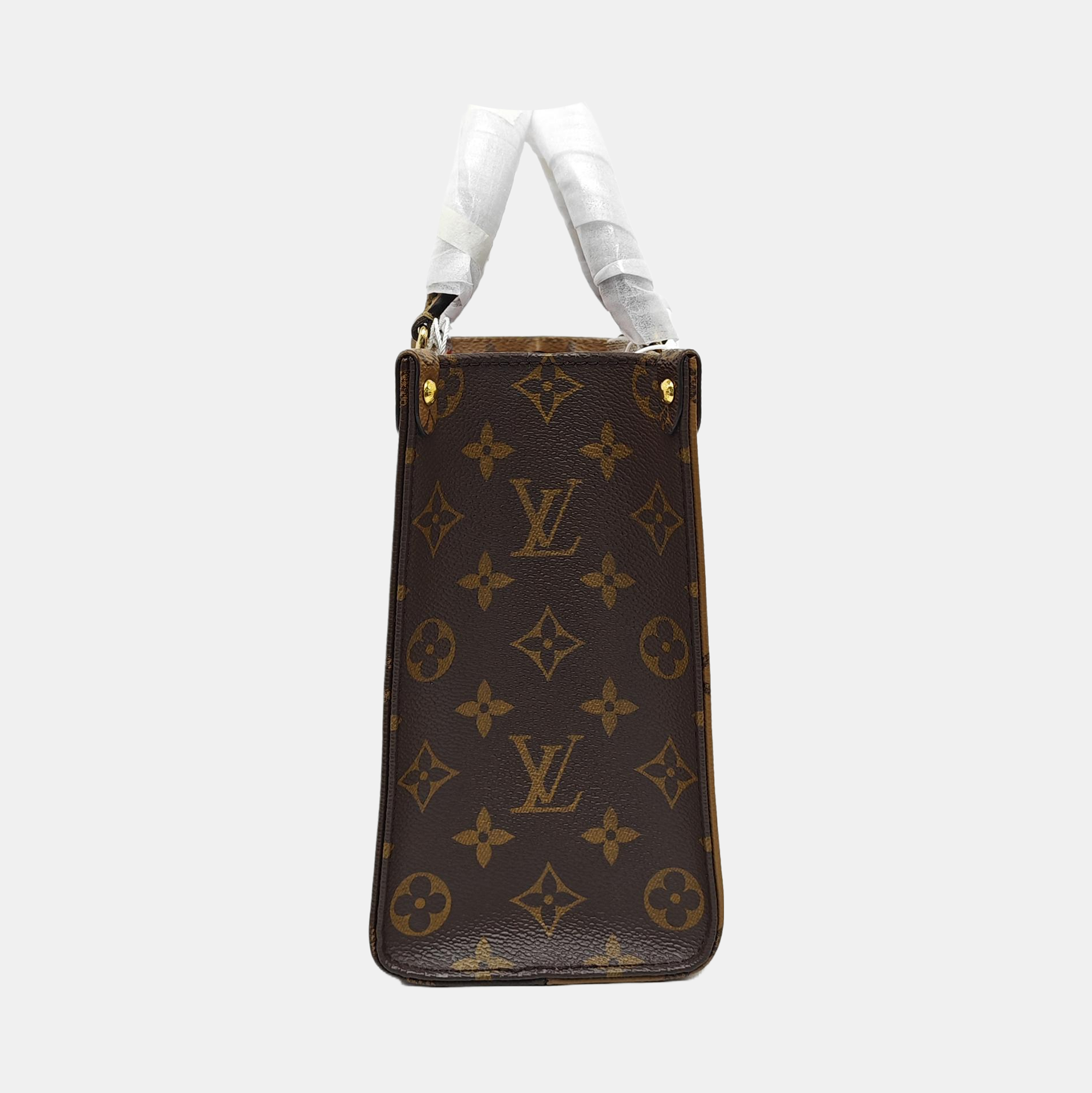 ONTHEGO PM Monogram Coated Canvas Brown