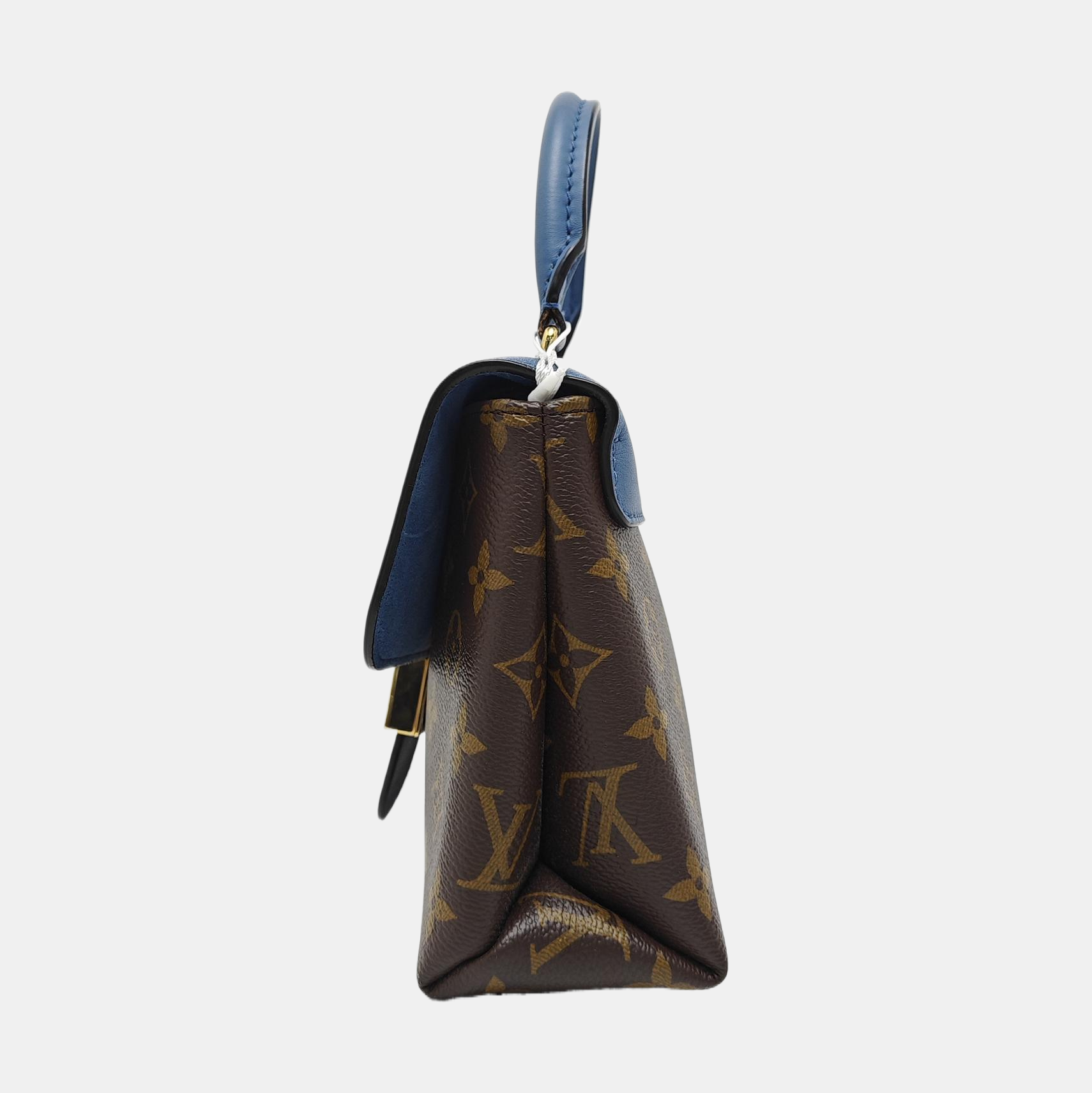 LOCKY BB Monogram Coated Canvas Blue