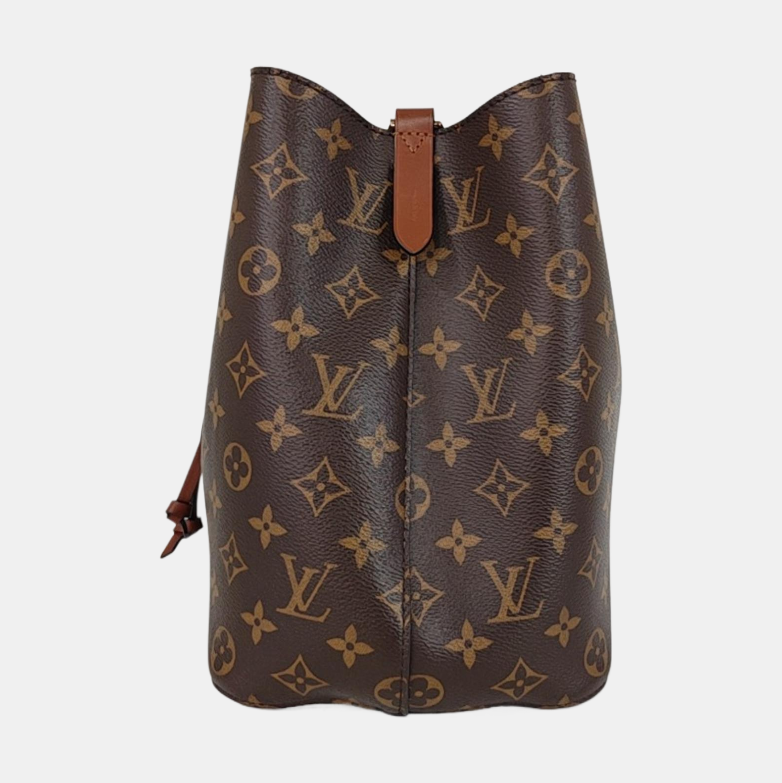 NÉONOÉ MM Monogram Coated Canvas Brown
