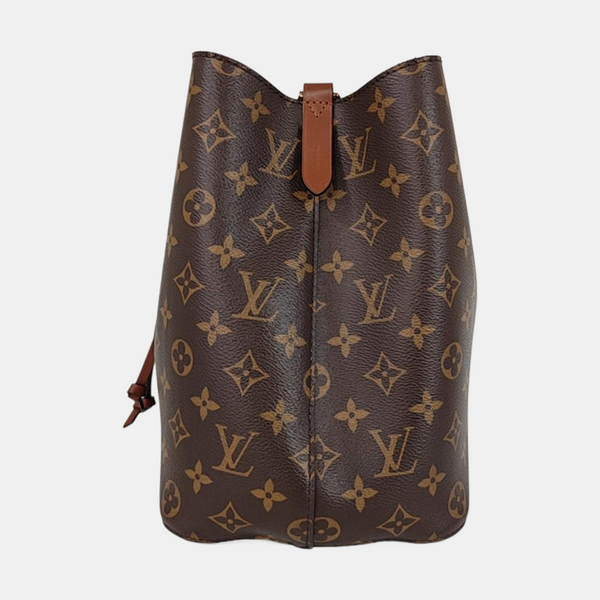 NÉONOÉ MM Monogram Coated Canvas Brown