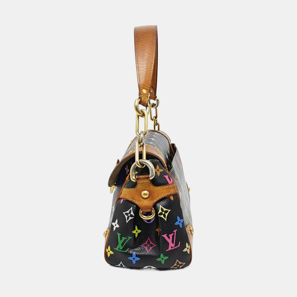LV × TM BEVERLY MM Monogram Coated Canvas Black