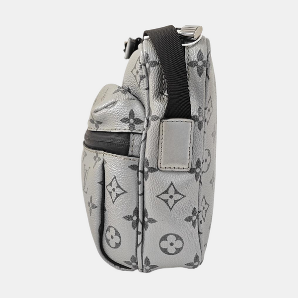 TRIO Monogram Calfskin Gray