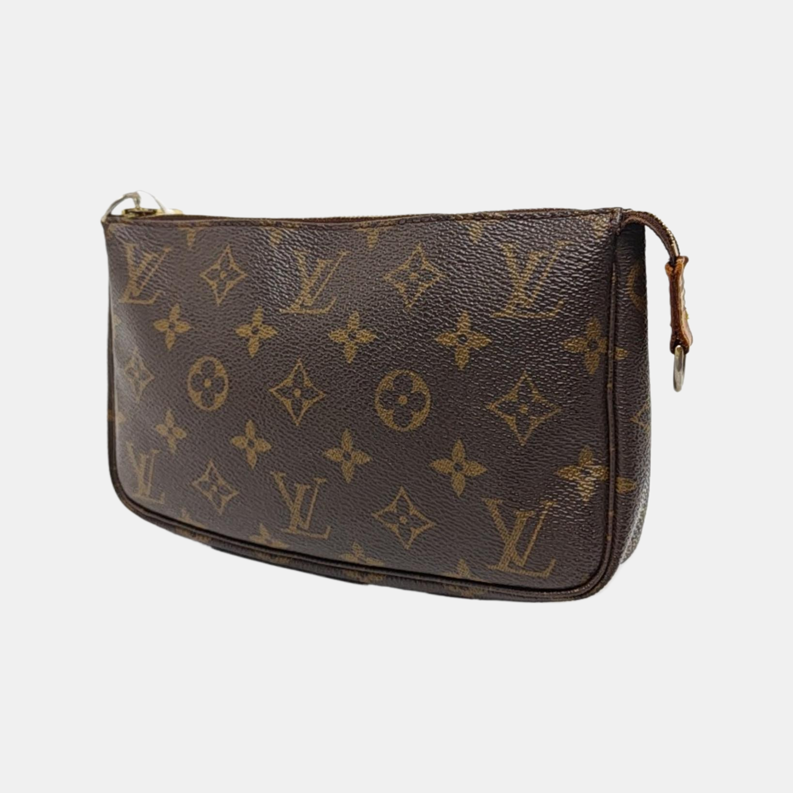 ACCESSOIRES Monogram Coated Canvas Brown