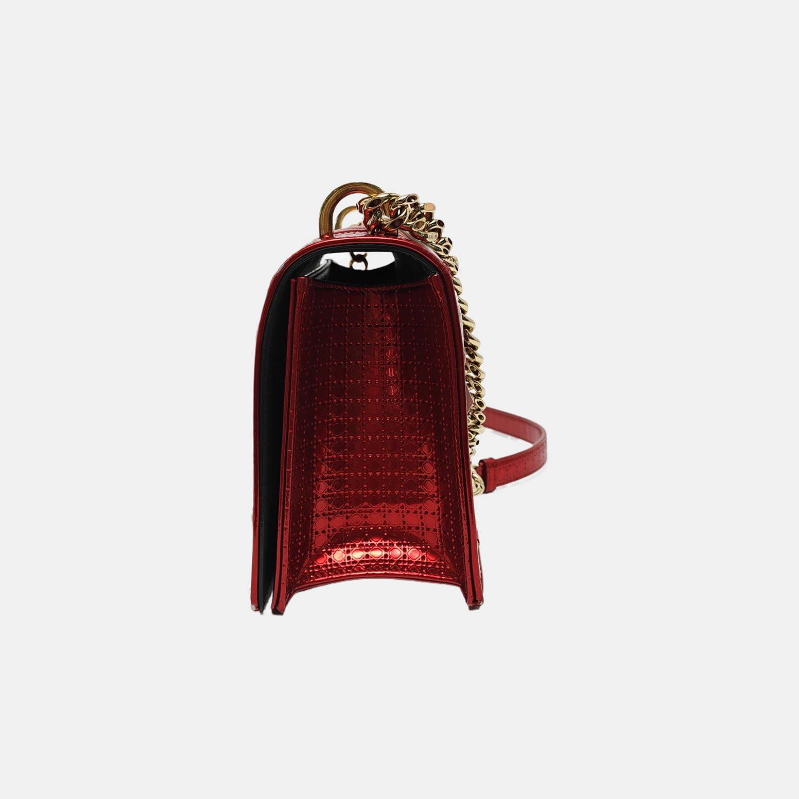 Authenticated pre-owned  Diorama Medium Calfskin Red - Crossbody Bag at Looply