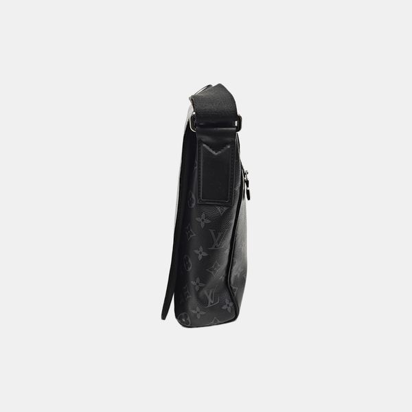 DISTRICT MM Monogram Coated Canvas Black