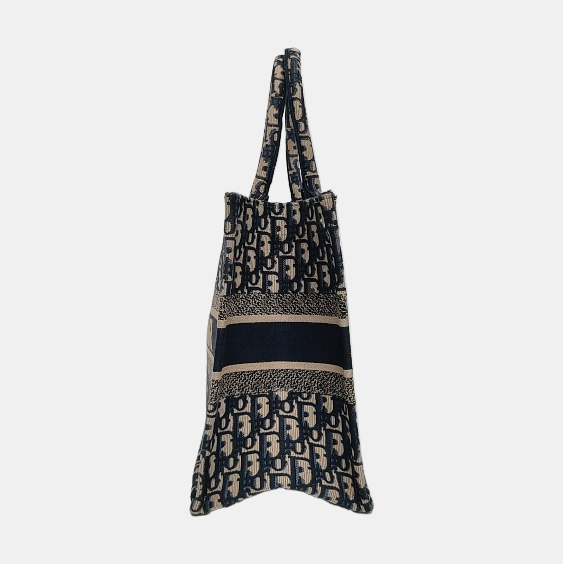 Book Tote Medium Canvas Blue