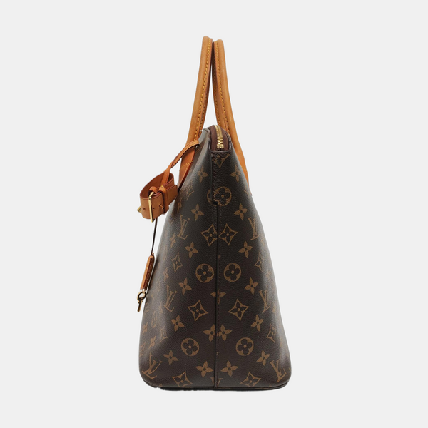 LOCKIT MM Monogram Coated Canvas Brown
