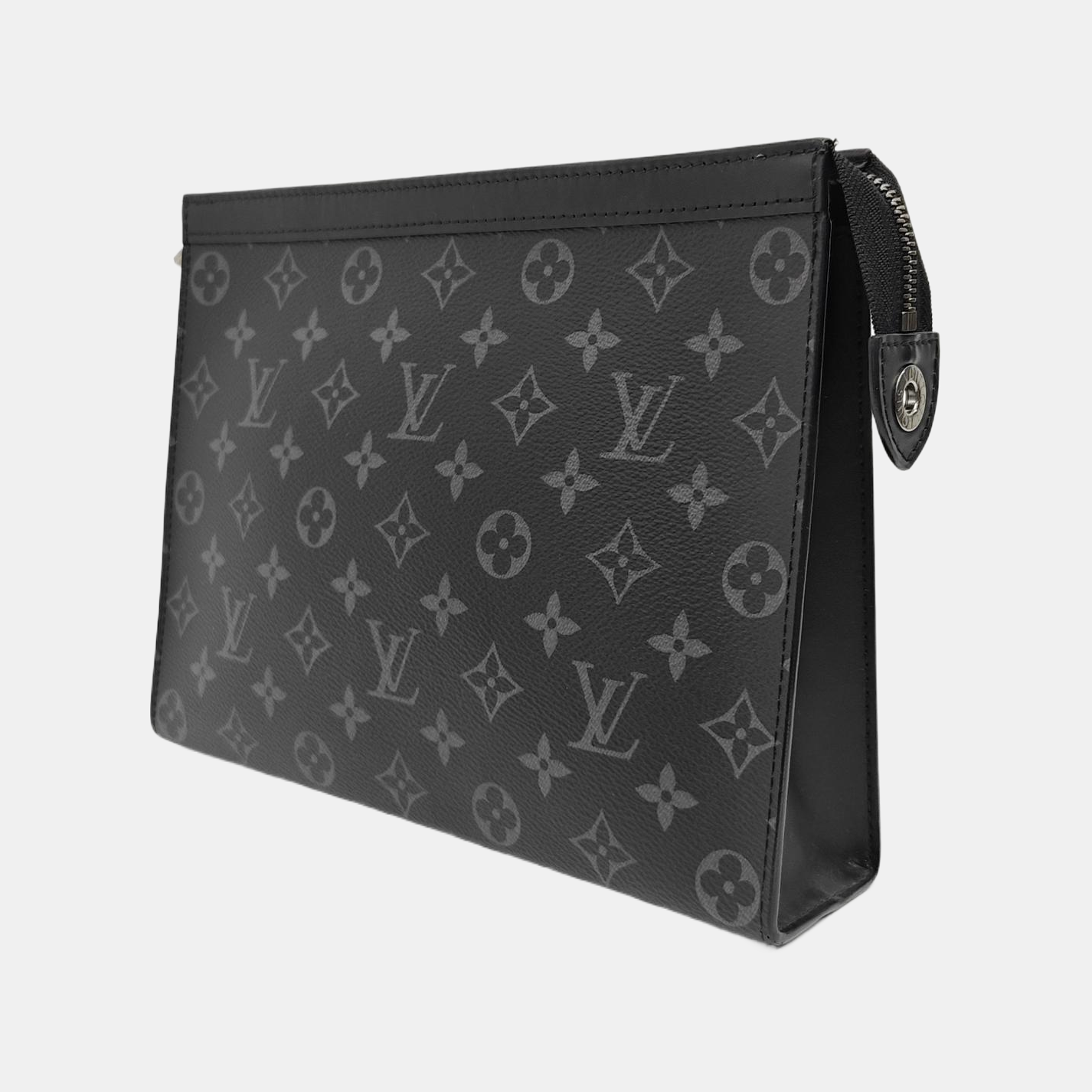 Pochette Voyag MM Monogram Coated Canvas Black